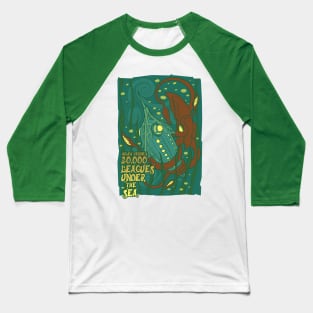 Twenty Thousand Leagues Baseball T-Shirt